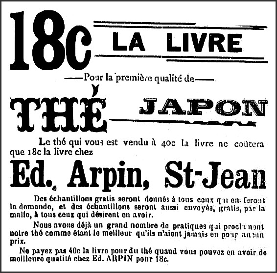 Arpin Thé - Le Courrier de Saint-Jean 1898.jpg