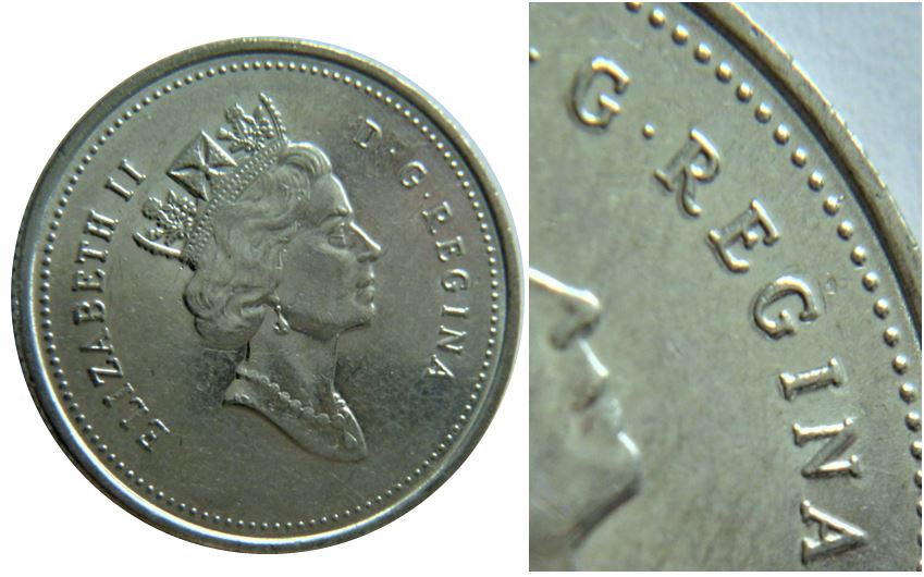 25 Cents 1994-Double D.G REGINA-coin détérioré-2.JPG