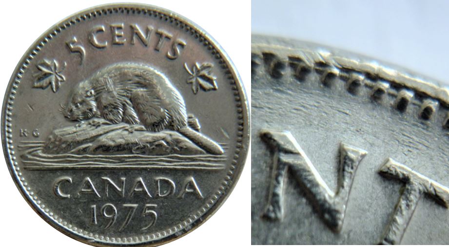 5 Cents 1975-Dommage du coin a travers 6 denticules au dessus NT de ceNTs-1.JPG