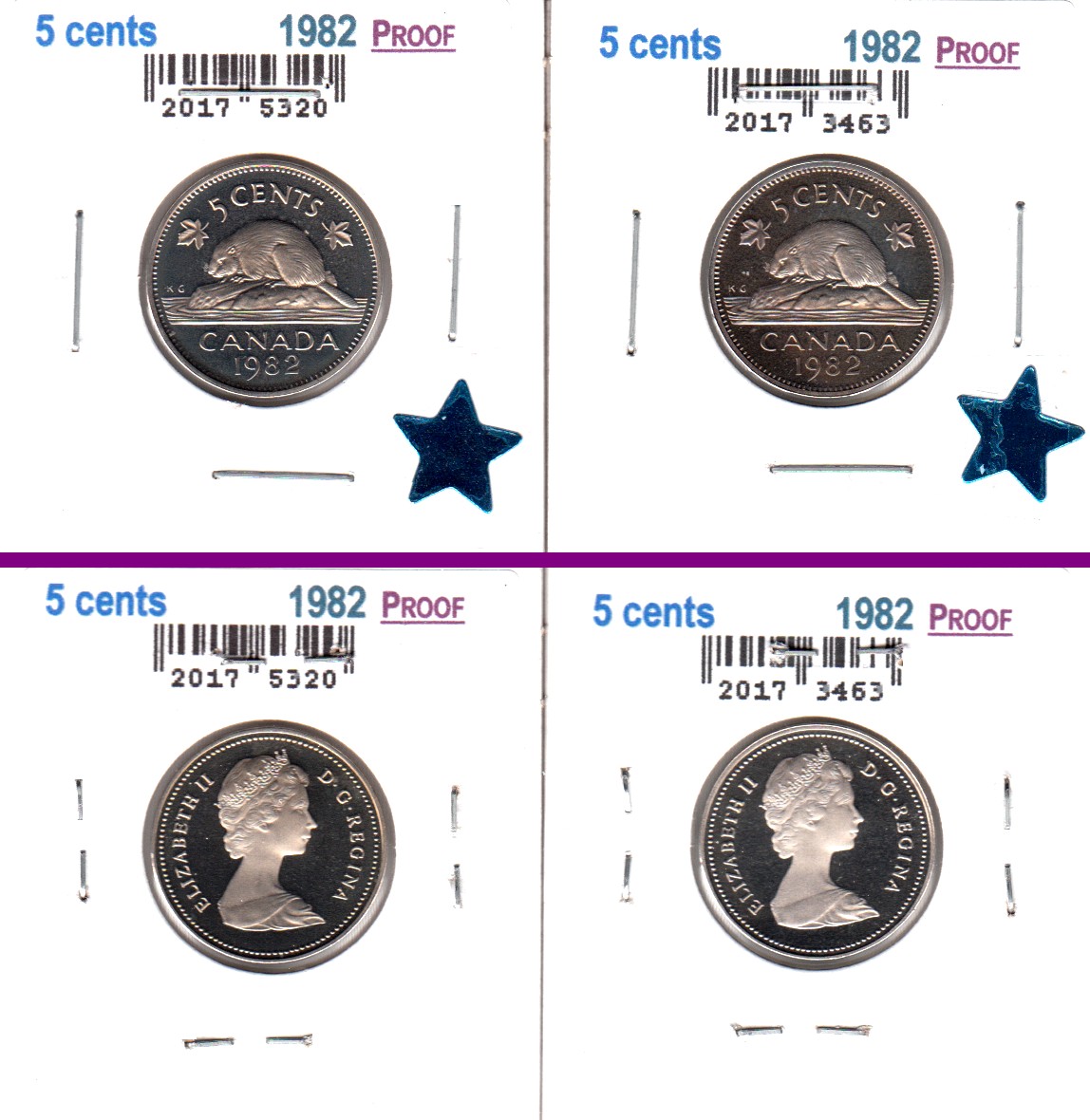 À Vendre - Lot 2x5c 1982 PR (3463-5320).jpg
