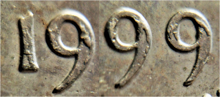 5 Cents 1999-Accumulation sur la date-2.png