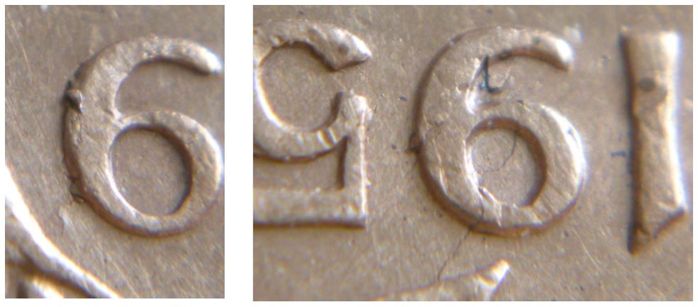 1 Cent - 1959 - Défaut flan sur la date-.JPG