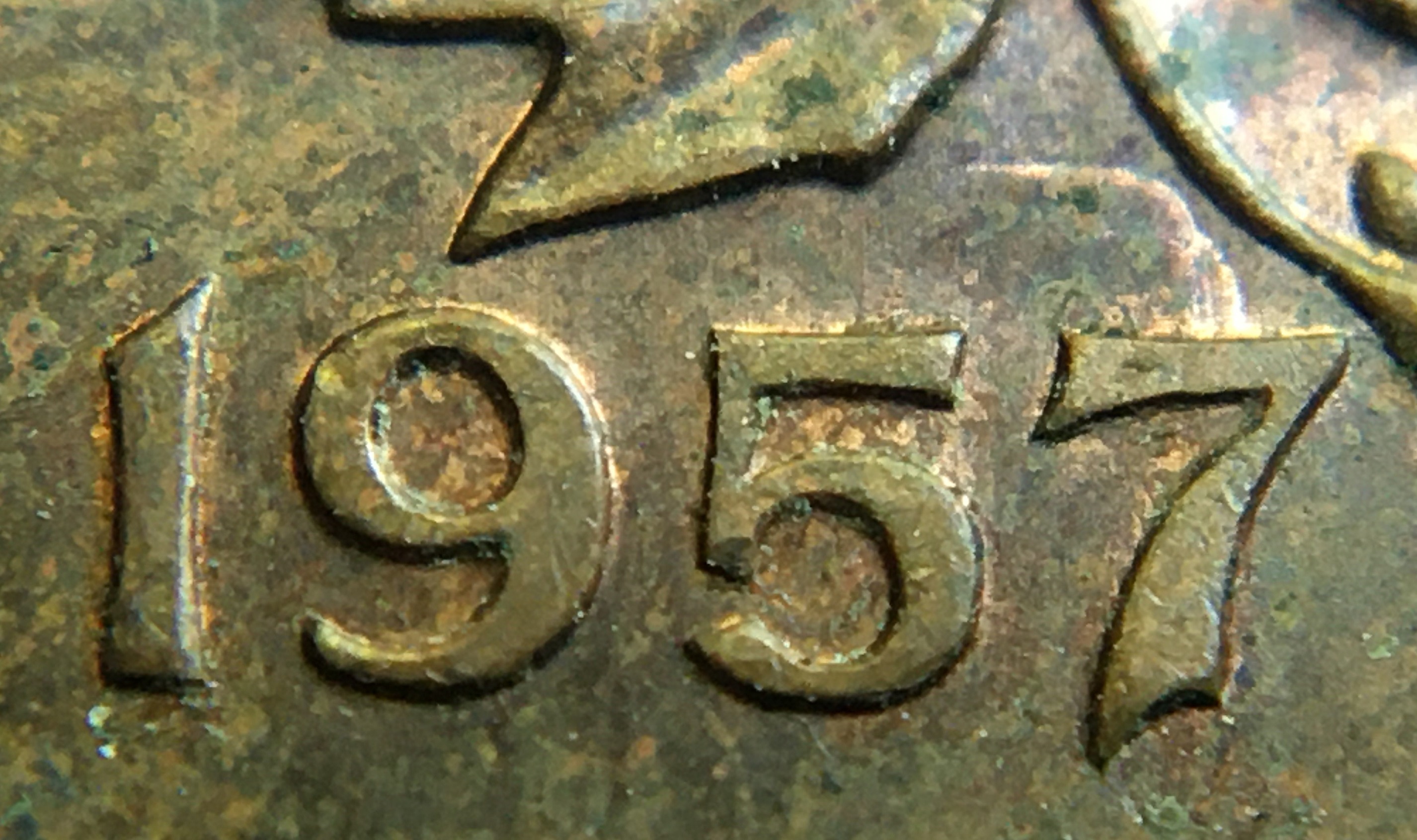1 cent 1957 quadruple hanging 7.jpg