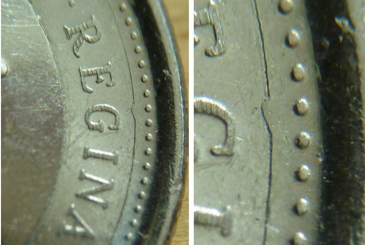 10 Cents 2003p-Le centre du revers est Concave-La centre du avers est Bombée-7.JPG