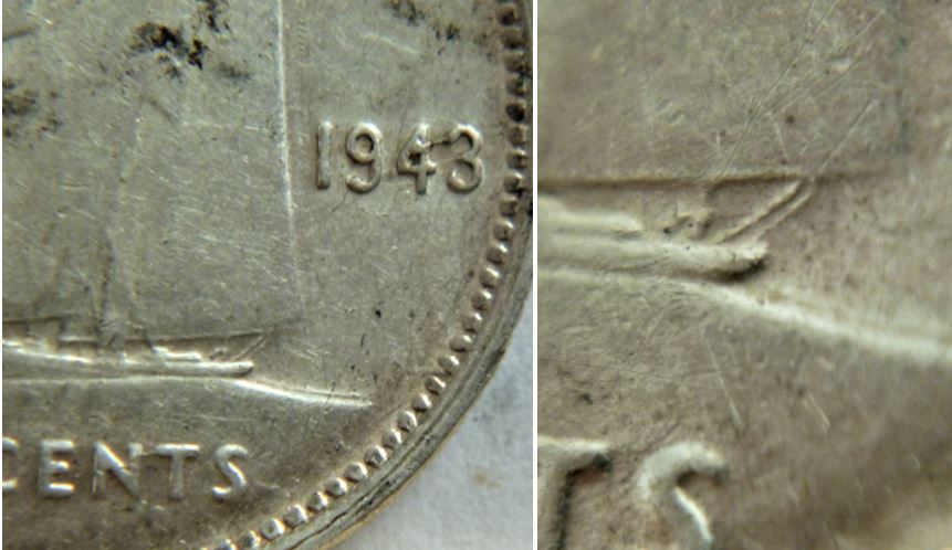 10 Cents 1943-Coin fendillé ENT et 43 attaché-3.JPG