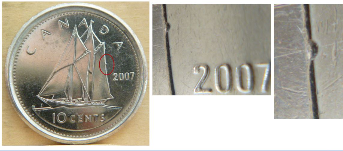 10 Cents 2007-Éclat de coin sur la voile-1.JPG