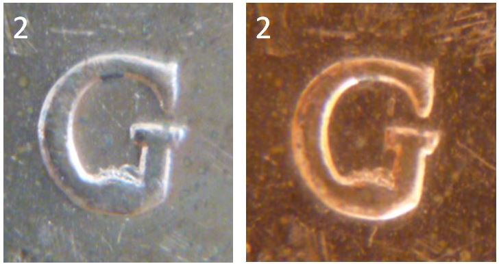 1 Cent 2003P Magnétique-Forme du G de d.G est plus gros-4.JPG