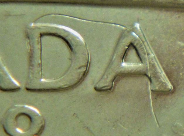 5 Cents 2008-Frappe à travers fil sur DA de canaDA-2.JPG