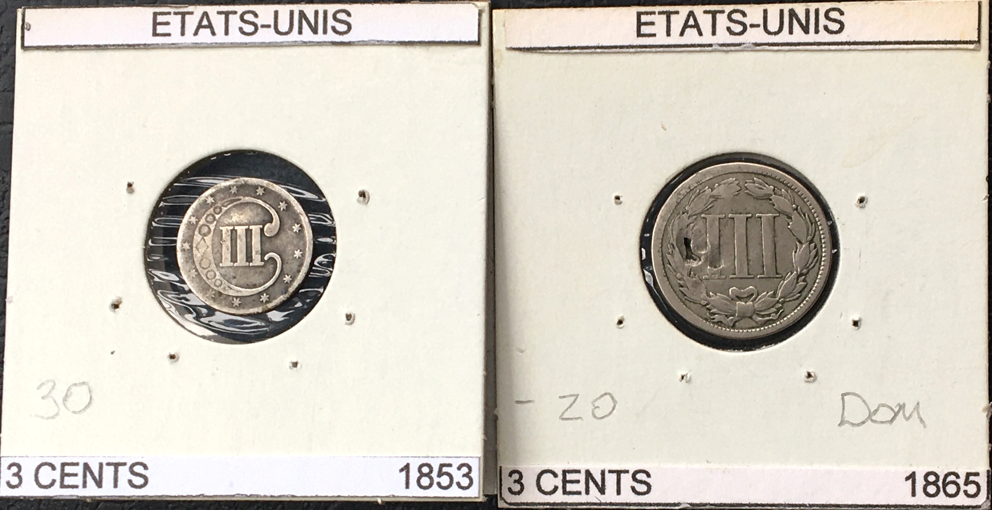 3 cents 1853 et 1865 revers.JPG