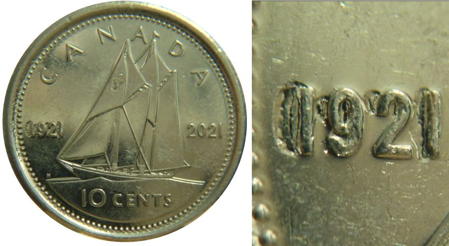 10 Cents 1921 2021-Défaut de laminage avers et revers-1.JPG