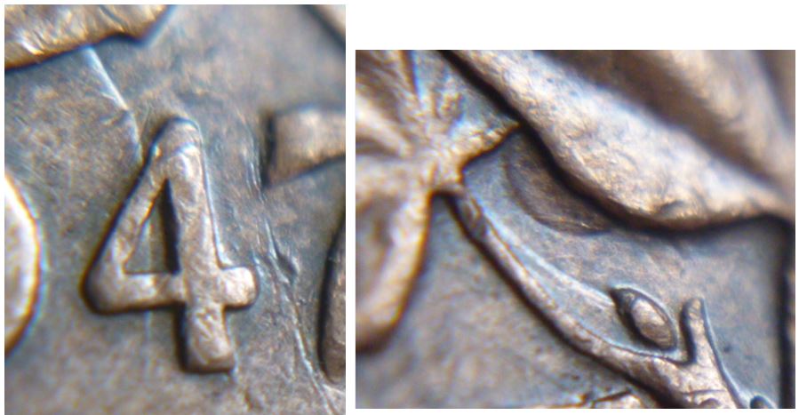 1 Cent 1947- Entrechoqué revers-Hanging 4-b.JPG