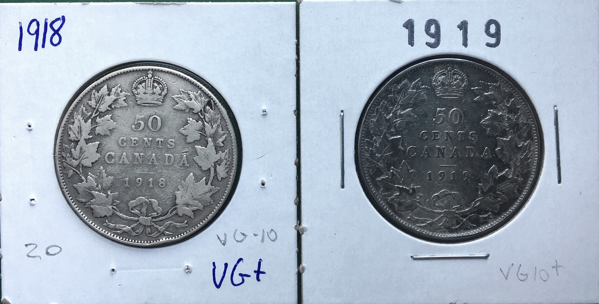 50 cents 1918 et 1919.JPG