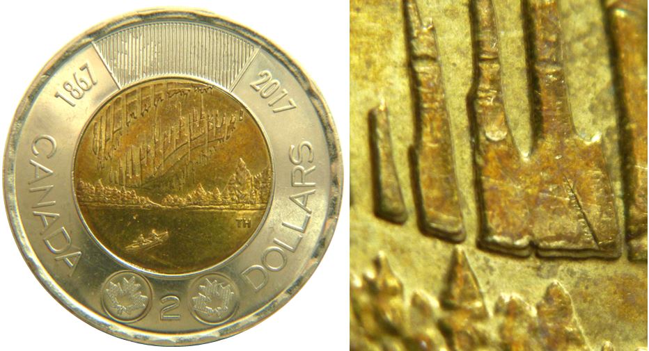 2 Dollars 2017-Double aurore boréale-1.JPG