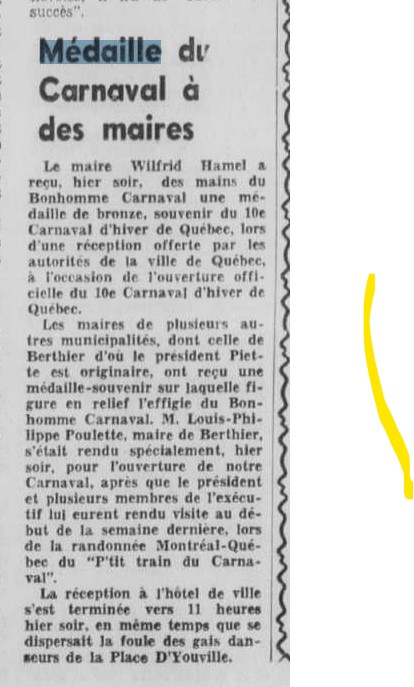 Médaille carnaval québec 1964, le soleil 24 janv 1964.jpg