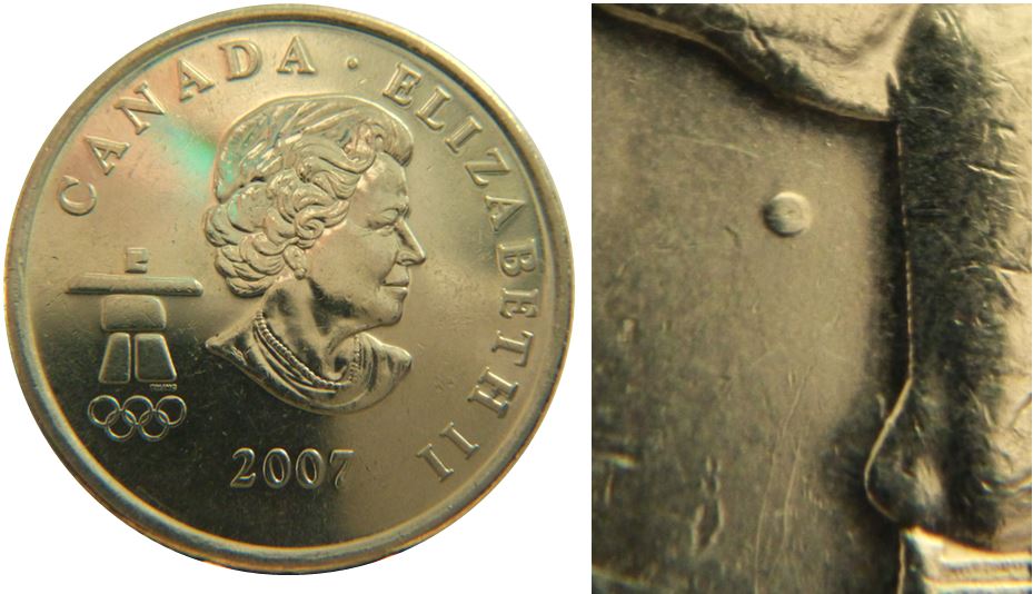 25 Cents 2007 Curling-Point sous le joueur Curling-No.2,.JPG