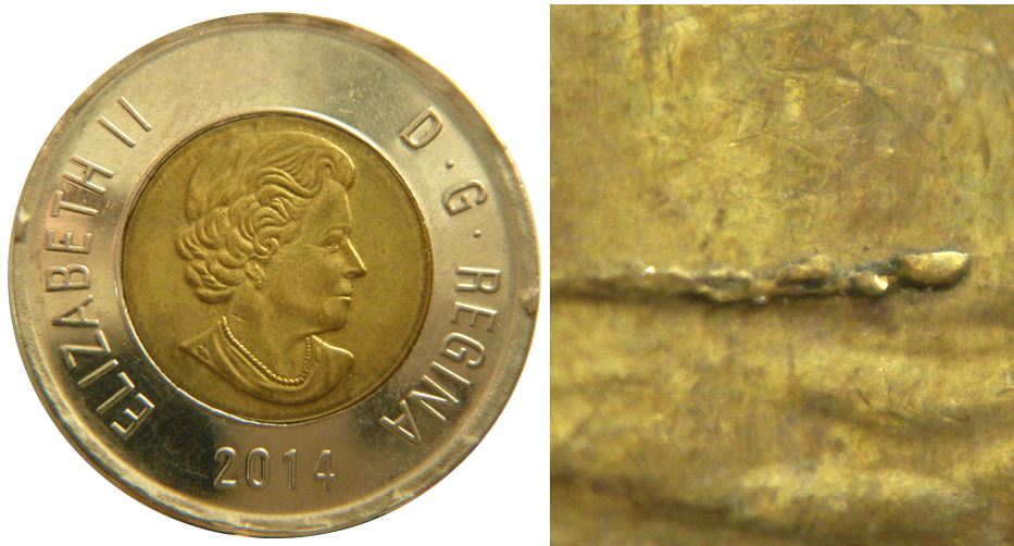 2 Dollars 2014-Éclat coin sous la glace-1,.JPG