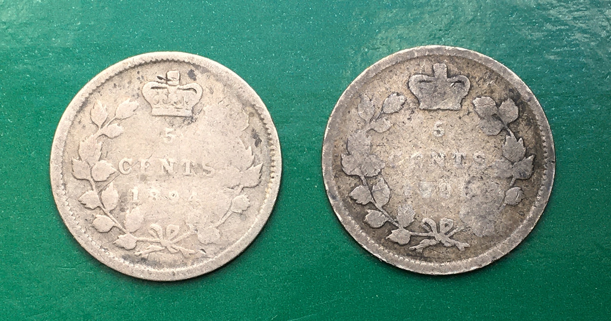 5 cents 1898 et 1894.JPG
