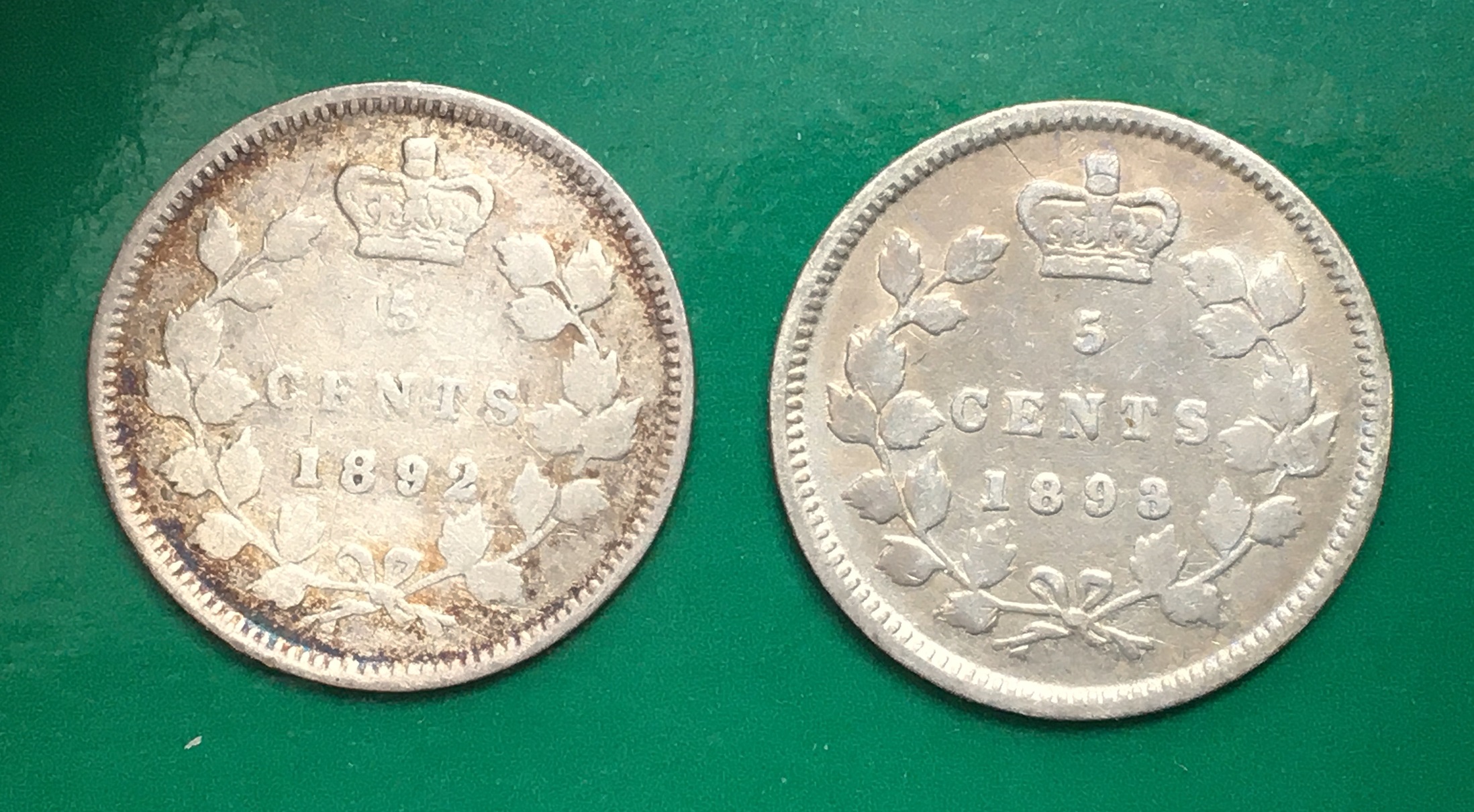 5 cents 1892 et 1893.JPG