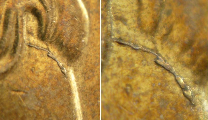 1 Dollar 2018-Éclat coin sur le front-No.2.JPG
