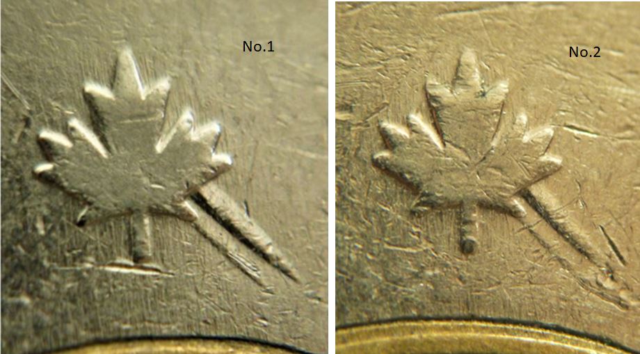 2 Dollars 1996-Dommage du coin à la feuille-No,1,.JPG