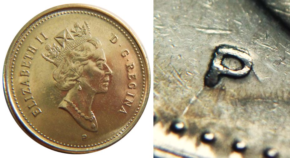 25 Cents 2001-Coin fendillé Apprès P -1.JPG