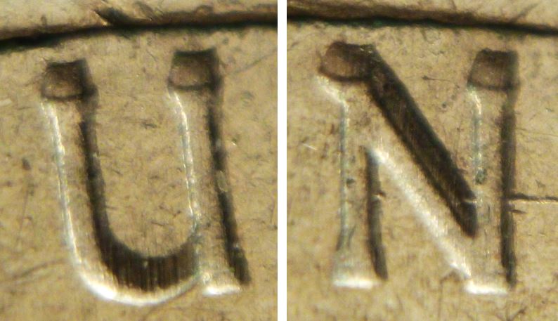 25 Cents 2017USA Effigy Mounds-Double lettrage+dommage+Éclat -4.JPG