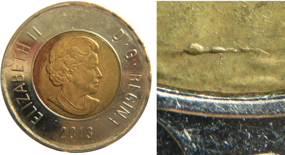 2 Dollars 2013-Éclat coin sous la glace-1,.JPG