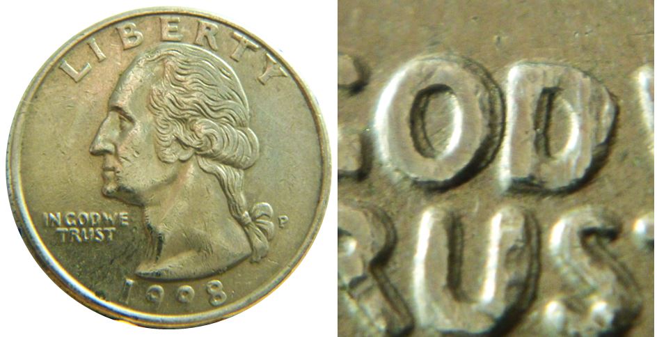 25 Cents 1998p usa-Double lettrage  in gODWe tRUST-1,.JPG