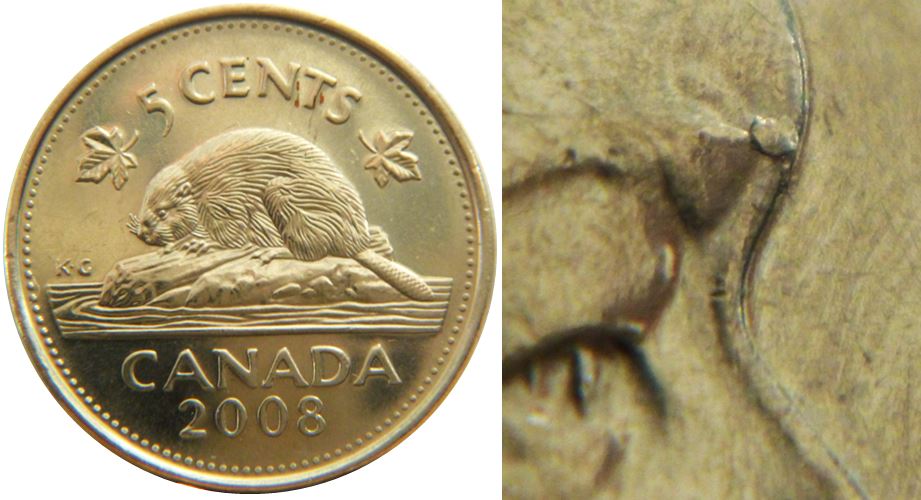 5 Cents 2008-Éclat coin sur le front-1,.JPG