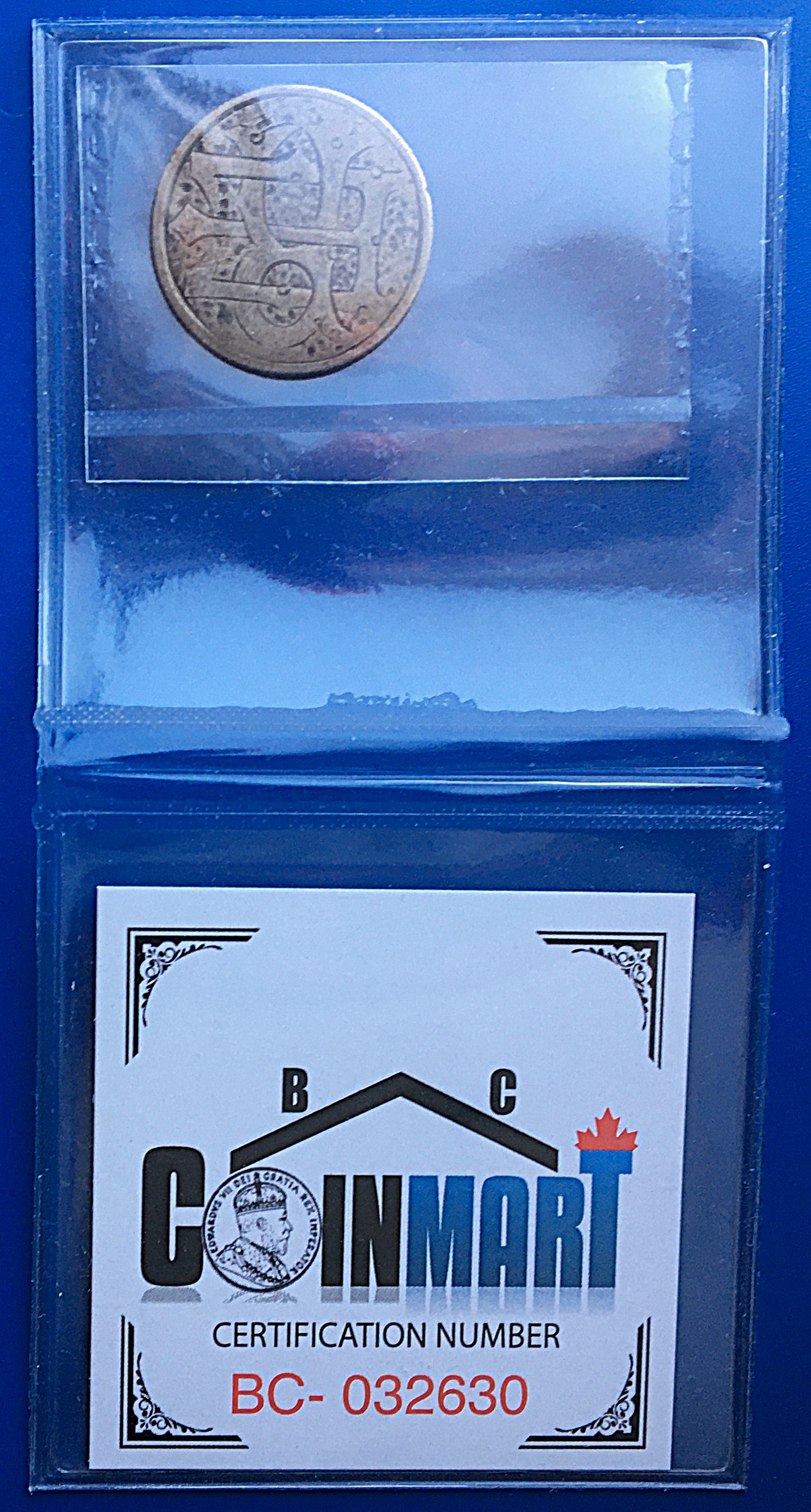 25 cents love token certification.JPG
