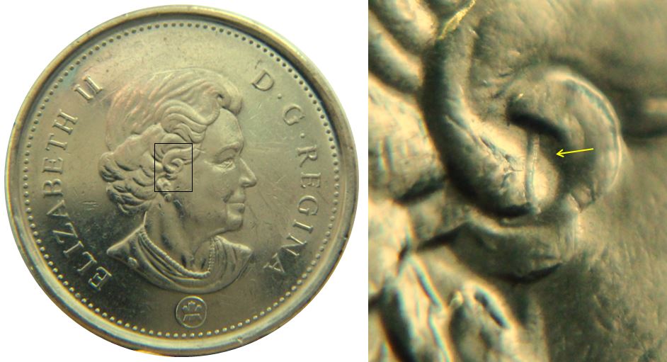 5 Cents 2009-Dommage dans la bouclette de cheveux-1.JPG