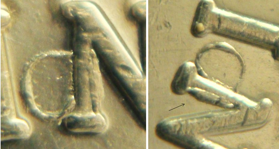 5 Cents 2001-Belle accumulation après N de regiNa-1.,.JPG