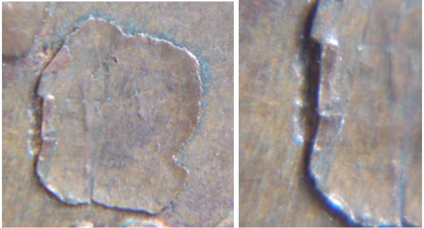 1 Cent 1966 USA-Défaut de flan devant Lincoln-2.JPG