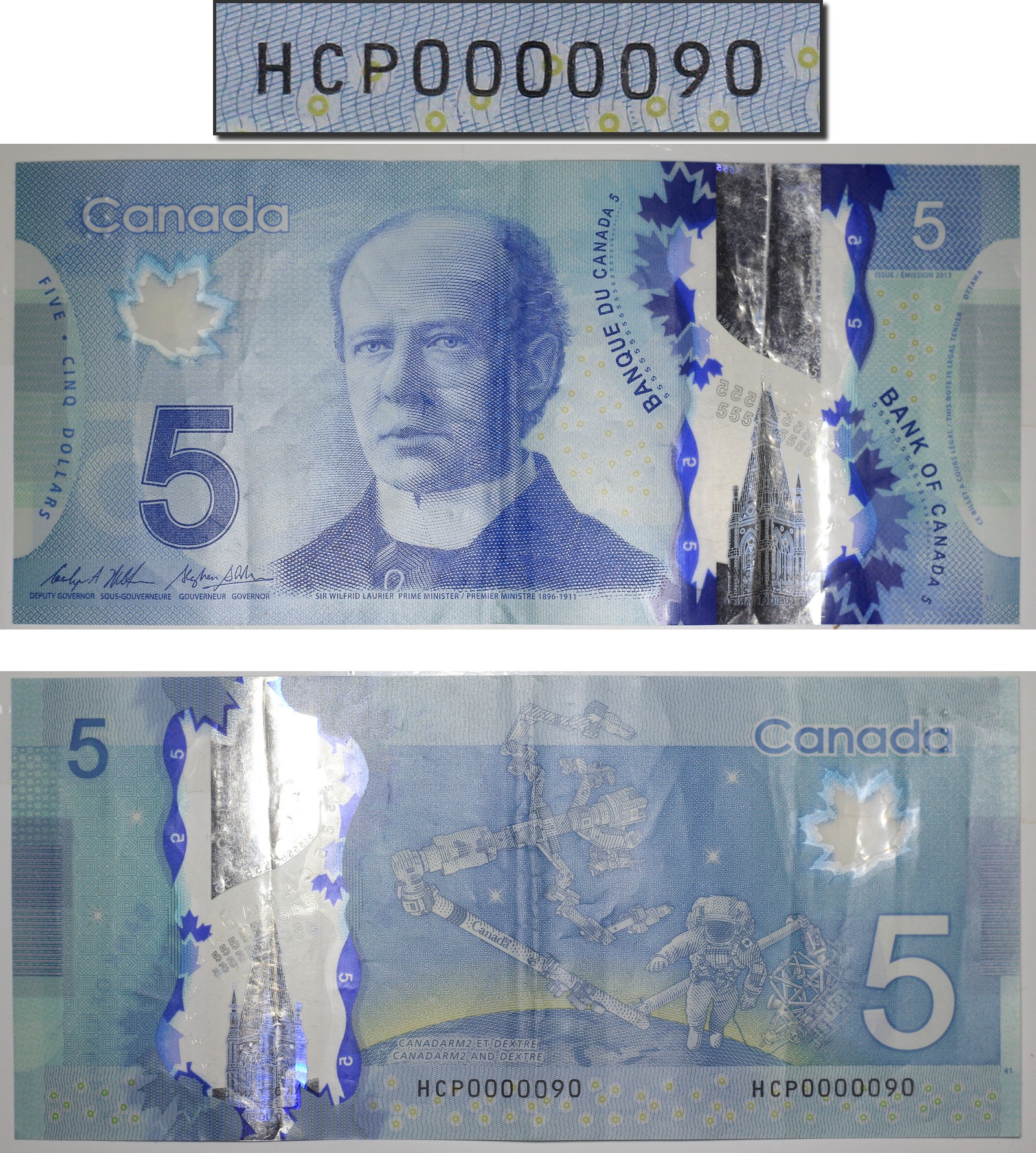 À Vendre - Billet 5$ HCP0000090.jpg