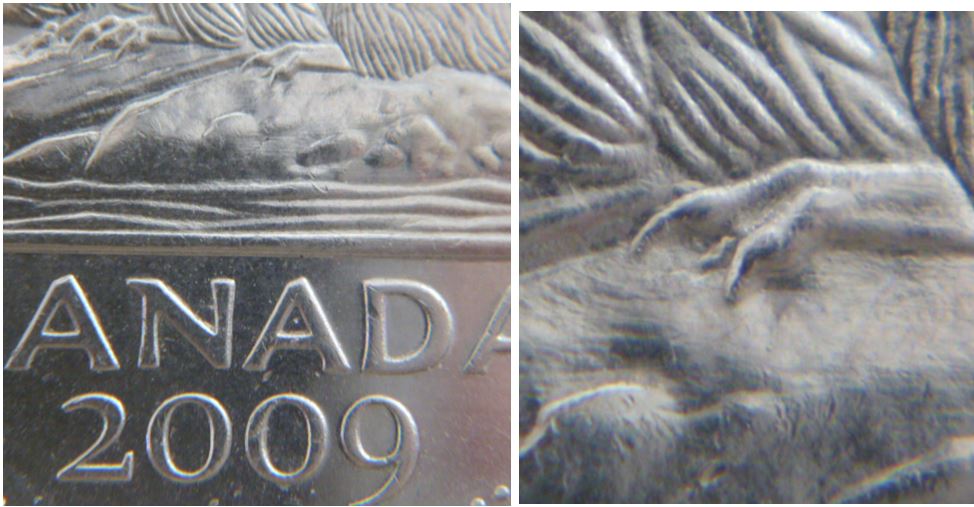 5 Cents 2009-Griffe suplémentaire.JPG