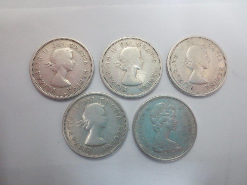 LOT MC0007.1 avers 25c argent 1960-61-62-63-1968.jpg