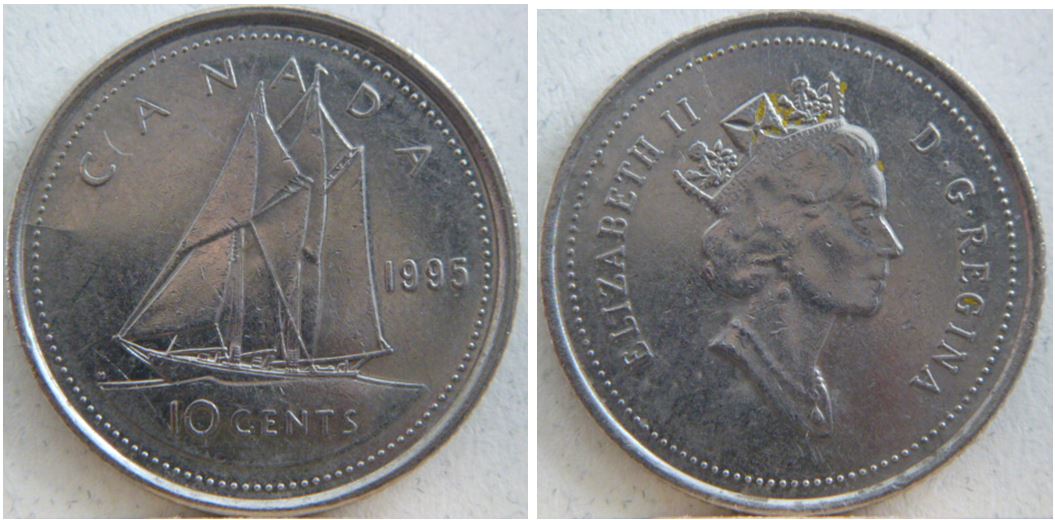 10 Cents 1995-Coin fendillé revers-Double Elizabeth II.JPG