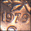 1 cent 1979 - Double 979