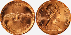 Canada 1 cent 1967