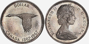 Canada 1 dollar 1967