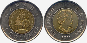 2 dollars 2011 - Parks Canada and Boreal forest