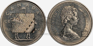 25 cents 1973 - Small Bust
