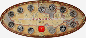 25 cents 1999 Set Canada