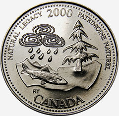 25 cents 2000 May Canada