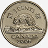 5 cents 2006 - Coin doublé spécial