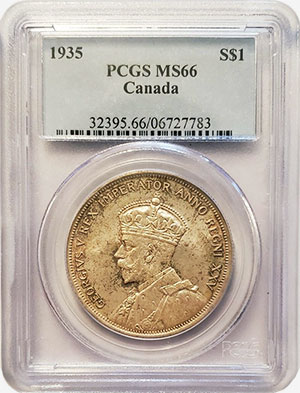 PCGS Holder