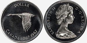 1 dollar 1967 - Canada