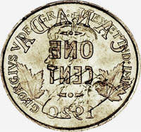 Georges V (1920 to 1936) - Obverse - Die clash