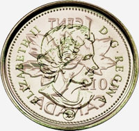 Elizabeth II (2003 to 2012) - Obverse - Die clash