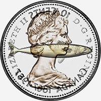 Elizabeth II (1967) - Obverse - Die clash